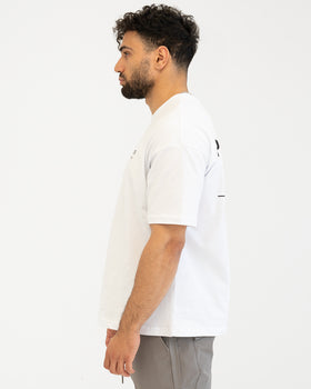 Oversized White Lifting Tee