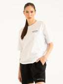Oversized White Lifting Tee