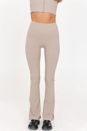 Refine Latte Flare Pants