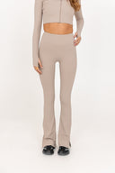 Refine Latte Flare Pants