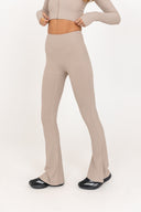 Refine Latte Flare Pants