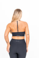 Refine Black Sports Bra