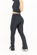 Refine Black Flare Pants